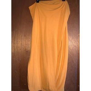 🌹 Forever 21 Plus Sized Mustard Yellow Skirt